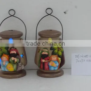 Ceramic Nativity Set With Lantern thumbnail-4