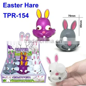 New Plastic Stress Toys/Squeeze Easter Hare Toys thumbnail-1