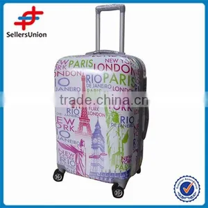 HOT SALE CHEAP PS LUGGAGE 3 PCS PER SET TOWER DESIGN thumbnail-1