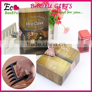 2 Pcs/box Food Grade Pulled Pork Accessories Portable BBQ Tools Meat Claws thumbnail-1