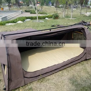 Outdoor Camping Canvas Swag Dome Tent thumbnail-1