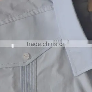 Men's 100% Cotton Guayabera Shirt With Long Sleeve and Pintuck thumbnail-3