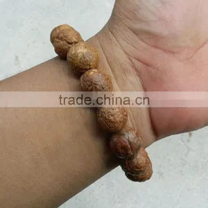 15 Beads Phoenix Eye Bodhi Seed Genuine Indonesian Buddha Chitta Mala Phrengba thumbnail-5