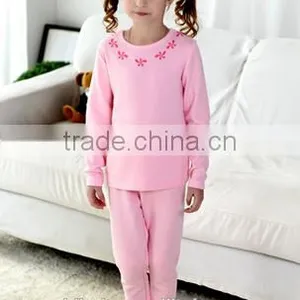 100% Cotton Kids Pajama Blank Boys and Girls Shirts+pants Pajama Sleepwear Baby Pajamas thumbnail-6