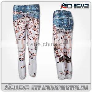 Leggings Tight Women With Photos,Sexy Gym Wear White Leggings Made in China thumbnail-3