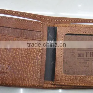 Fashion Golden Supplier Latest Man Real Leather Fold Wallet thumbnail-2