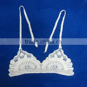 Lady's Underwired White Cotton Bra thumbnail-1