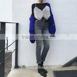 Heart Love Faux Fur Jacket For Women Fashion Love Imitation Waistcoat Winter Warm Furry Jacket Gilet Veste Fpc-462 thumbnail-2