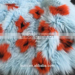 Brand Design Fox Fur Knited Woman Real Colorful Fox Jacket Long Sleeves With Hoood thumbnail-4