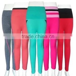 2016 Latest Design Tight Fitted High Quality Yoga Pants Running Tights for Women thumbnail-1