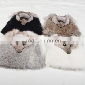 Girls FoxType Rabbit Fur Fashion Envelope Bag thumbnail-1