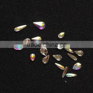Crystal AB Color Non Hot Fix Flat Back Various Shapes Rhinestones thumbnail-6