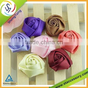 Hot Sale Make Satin Ribbon Flowers Designs of Ribbon Flowers thumbnail-1