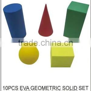FOR KID (S192) 10PCS EVA GEOMETRIC SOLID SET thumbnail-1