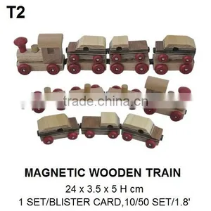 FUNNY MAGNETIC WOODEN TRAIN TOY FOR KIDS thumbnail-5