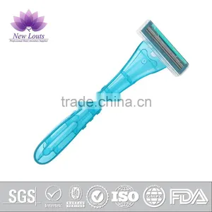 Waterproof Shaving Razor Plastic Twin Blade Shaving Razor thumbnail-1