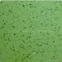 Green Color With Mirror Quartz Stone With Cheaper Price thumbnail-2