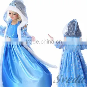 Best Selling Frozen Kids Costumes Frozen Grils Dress Wholesale Party Dress thumbnail-1