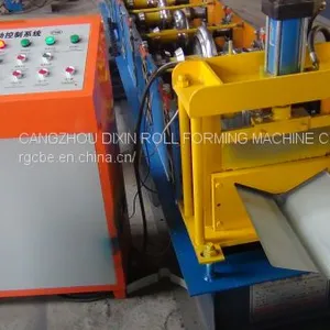 Cangzhou Dixin Automatic Metal Roof Ridge Cap Roll Forming Machine Hot Sale thumbnail-1