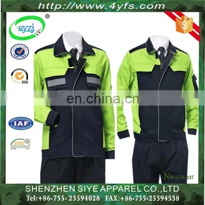 Wholesale Factory OEM Traffic Staff Workwear Uniforms Industrial Uniform With Good Quality thumbnail-1