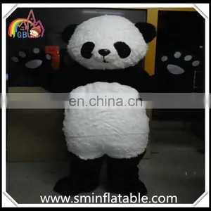 Hola Panda Mascot Costume, Plush Cartoon Cosplay Costume thumbnail-1