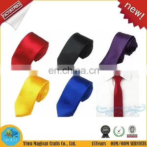 2016 Hot Sale Casual Slim Tie Men's Solid Color Skinny Necktie Formal Wedding Party Ties For Men Clothing Accessories thumbnail-4