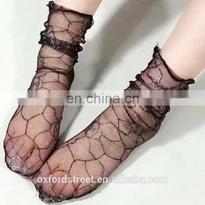 Fashionable Design Breathable Short Fish Net Sock for Women thumbnail-2