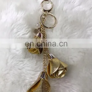 Wholesale PU Flower Keychain thumbnail-1