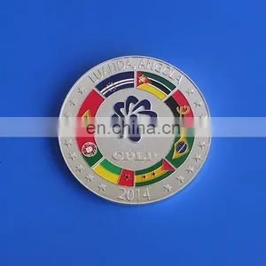 High Quality Luanda Angola 2014 Silver Souvenir Coin thumbnail-1