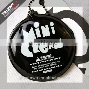 Custom Paper Printed Black Punched Shape Hangtag With PVC Cotton Filling Pendant for Kid's Garment thumbnail-5