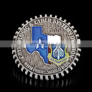 Cheap Price Customized Latest Design Popular University Badge Coin thumbnail-2