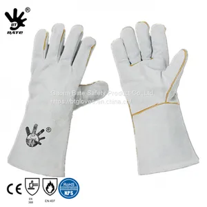 Cow Split Leather Welding Gloves thumbnail-1