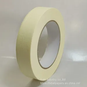 High Stick Crepe Paper Rubber Adhesive China General Purpose Masking Tape Auto Painting thumbnail-1