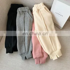 4078 Good Quality Top 3 Seller Factory Direct Sale Excellent New Design Velvet Winter Warm Kids Girl Pants thumbnail-4