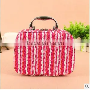 New Style Korean Nail Art Retro Portable Crocodile Grain Large Capacity High Grade Cosmetic Bag thumbnail-6