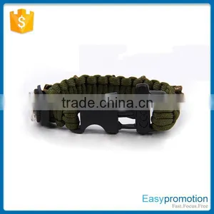 Outdoor Paracord Survival Braided Bracelet/hiking Paracord Survival Bracelet Wholesale thumbnail-4
