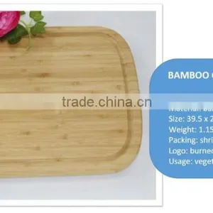 Bamboo Chopping Board With Groove thumbnail-3