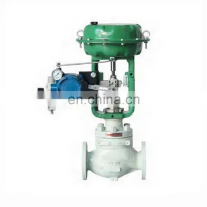 Pneumatic Diaphragm Control Valve With Positioner Pneumatic Actuated Water Steam Globe Valve thumbnail-3