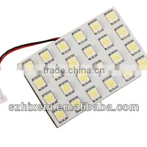 Auto LED Dome Light PCB/Interiro Light-24SMD5050 With T10 Festoon Connector LED Reading Light Roof Light thumbnail-1