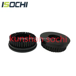 46mm Cleaning CNC PCB Pressure Foot Brush Round Nylon Black Plastics Handle Brush Wholesale Anderson Router Machine thumbnail-1