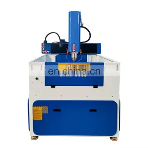 SENKE Hot Sale SKM-6060 CNC Router Half Cover 3 Axis Aluminum Copper SS Iron Milling Machine thumbnail-2