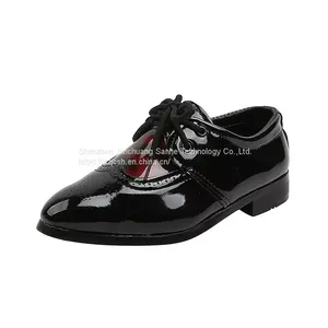 British Style Kids Boys Oxford Shoes Mens Classic Dress Shoes Party Wedding Shoes thumbnail-1