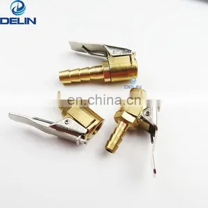 6mm 8mm Air Pump Chuck Clip Tyre Inflator Gauge Adapter Tire Valve Air Chucks thumbnail-4