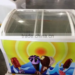 Supermarket Ice Cream Refrigerated Showcase Refrigerator thumbnail-3