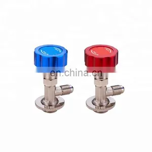 R410 R22 R134a Válvula de torneira para latas de latão de refrigeração Abre-latas de refrigerante HS338 CT338 CH338 HS339 CT339 CH339 thumbnail-1