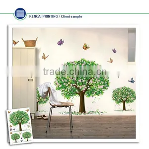 Flower Tree Removable Colorful Butterfly Wall Stickers Wall Decals Art Decal Decor thumbnail-1