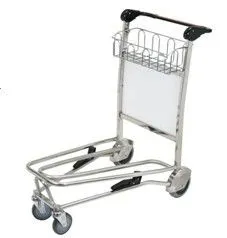 TSST-08 Airport Trolley 3 Wheels Airport Luggage Trolley 3 Wheels Portable Mobile Airport Trolley With Brake thumbnail-5
