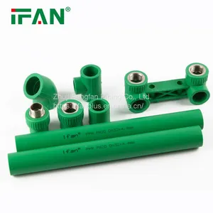 IFAN Hot Sale Cheap Price Green PPR Pipe Plumbing Plastic PPR Pipe thumbnail-1