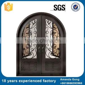 Stable Quality Old Entry Wrought Iron Single Security Door thumbnail-1