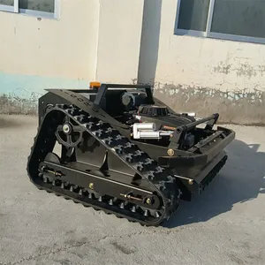 Rechargeable Brush Cutter, China Remote Control Mower on Tracks Price, Radio Controlled Mower for Sale thumbnail-2